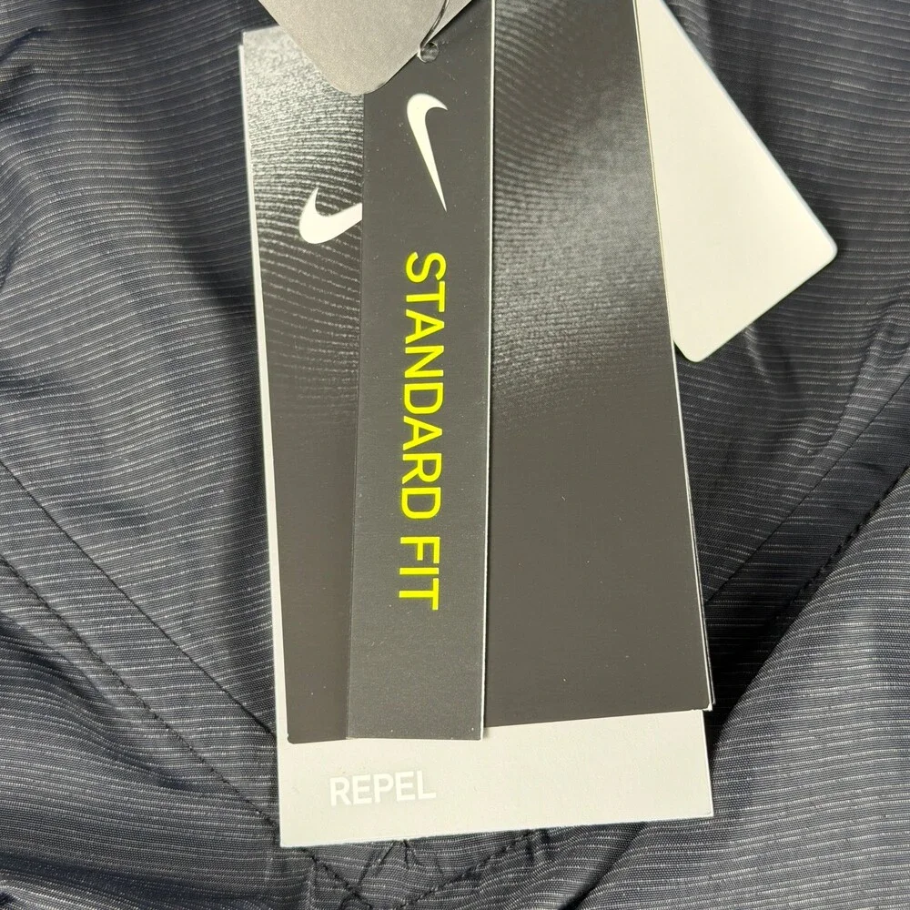 Nike Windbreaker Mens Medium Black Gold Wake Forest Quarter Zip On Field